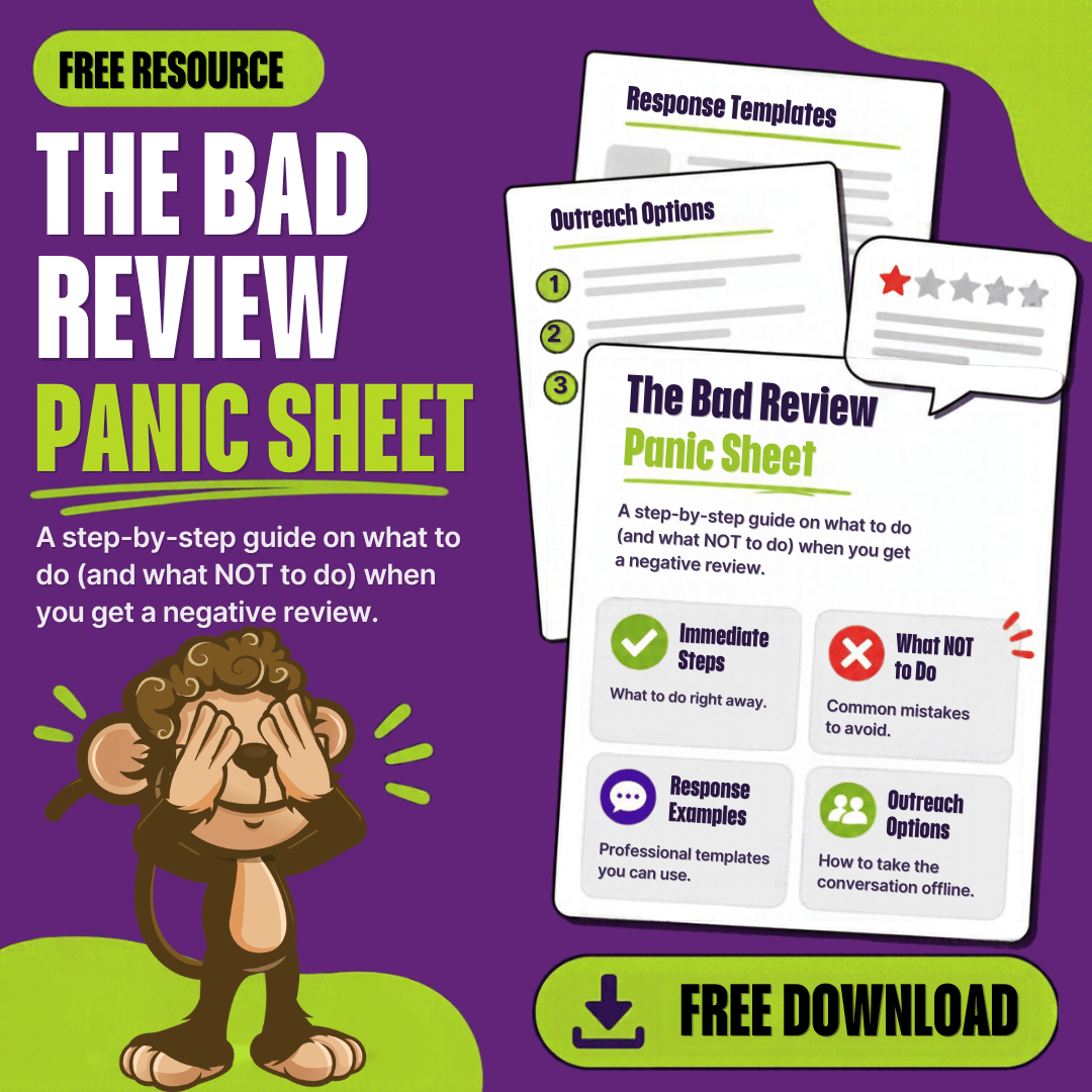 The Bad Review Panic Sheet
