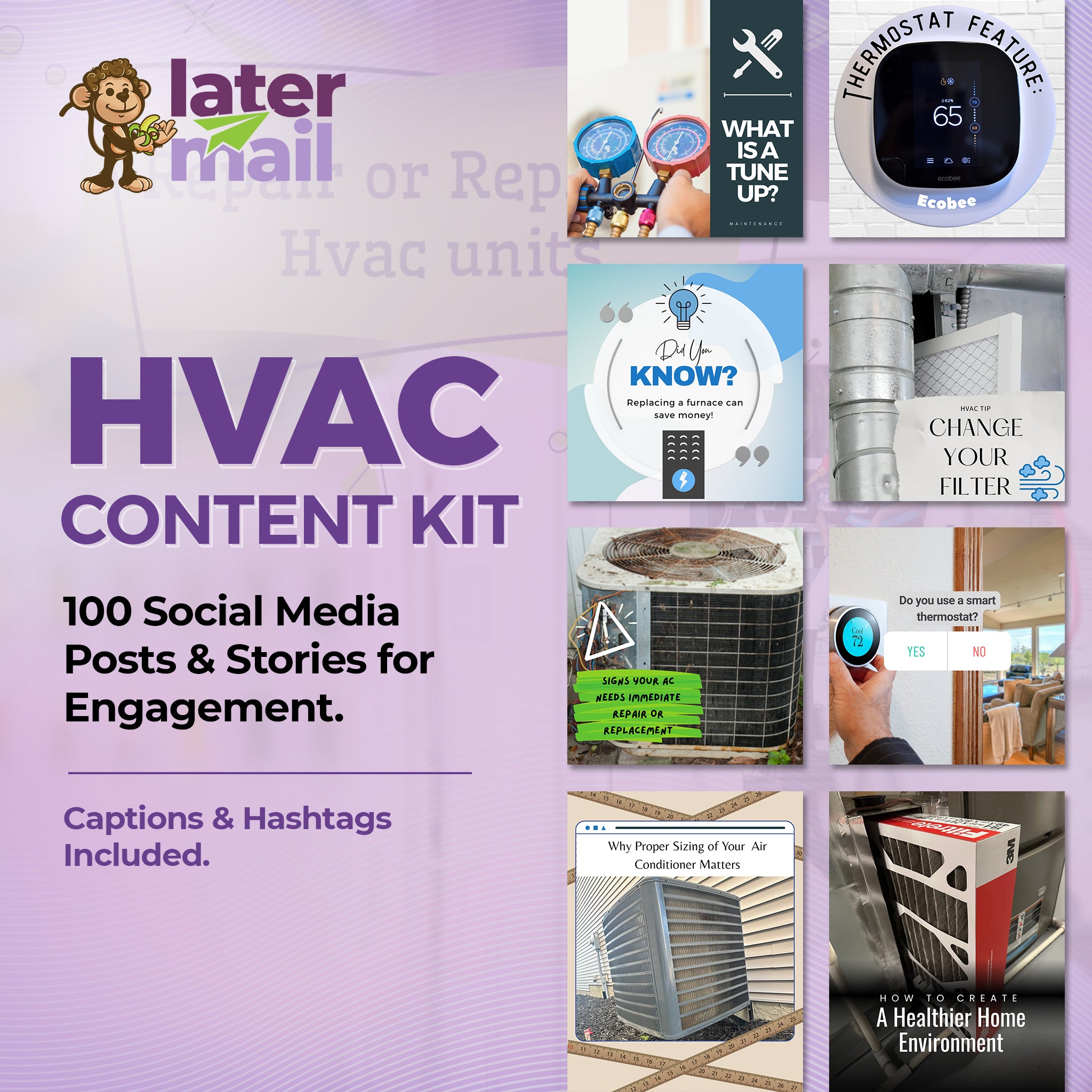 HVAC Social Media Content Kit