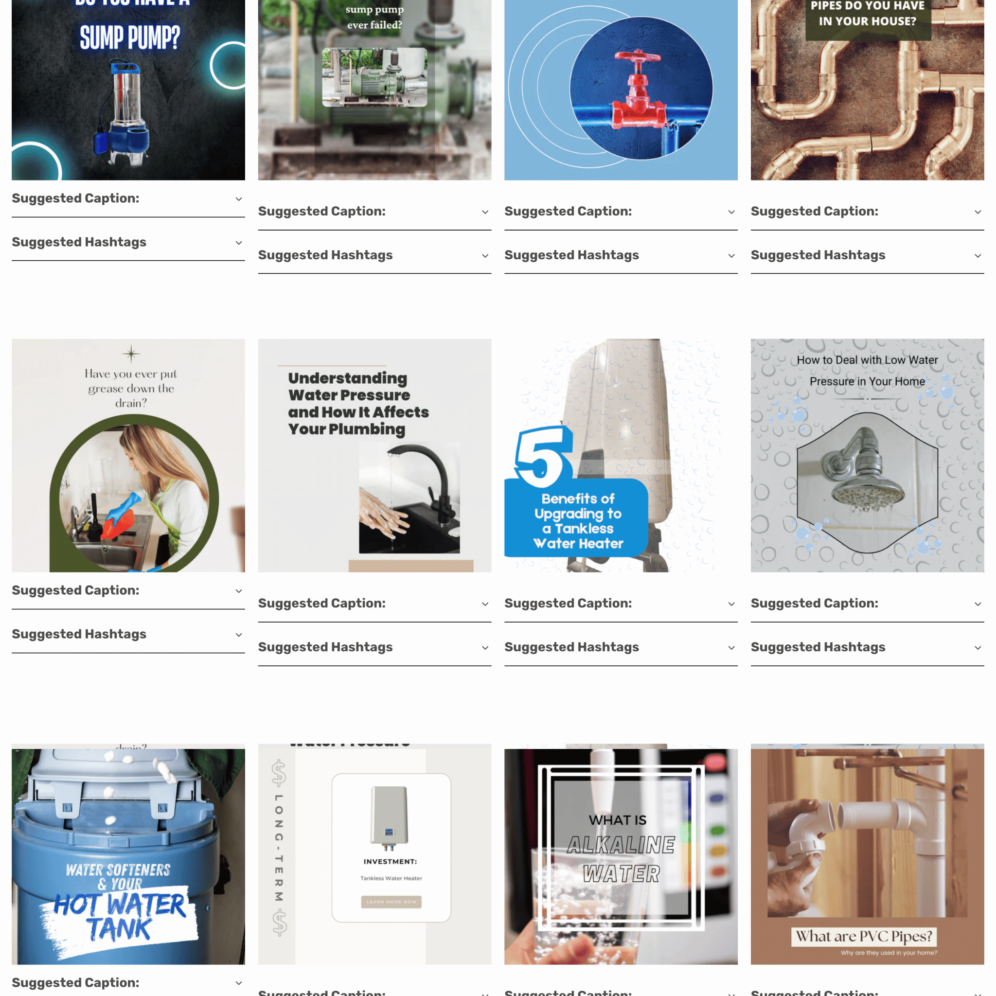 Plumbing Social Media Kit