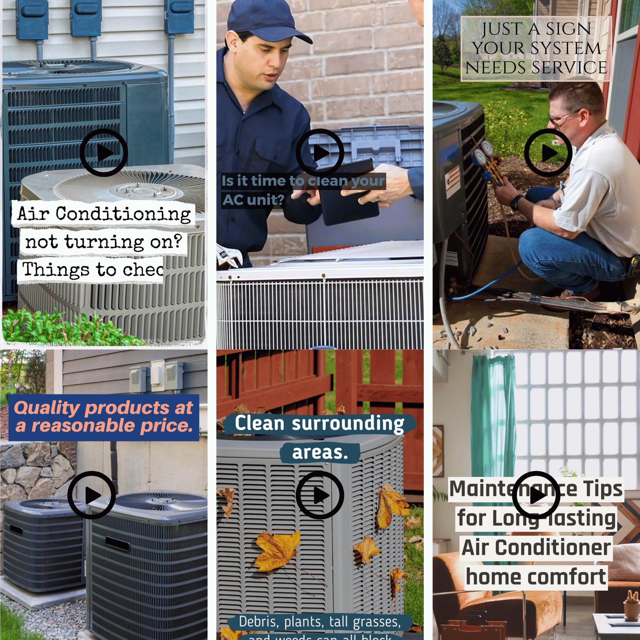 HVAC Summer Content Kit - Social Media