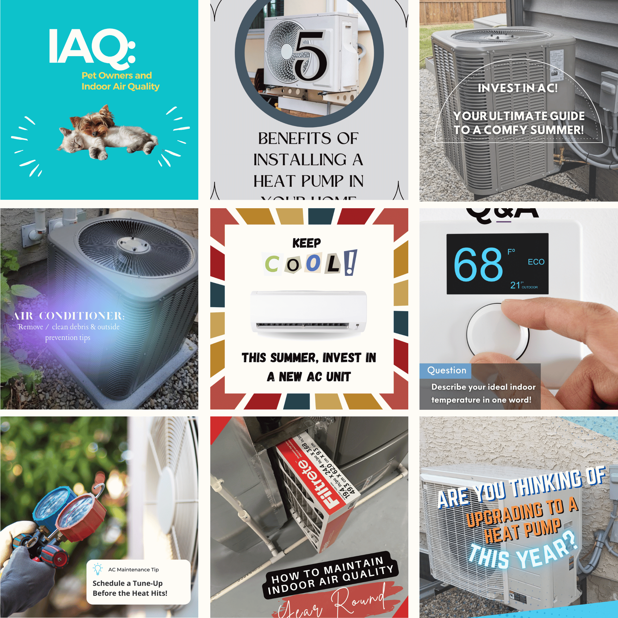 HVAC Spring Content Kit - Social Media